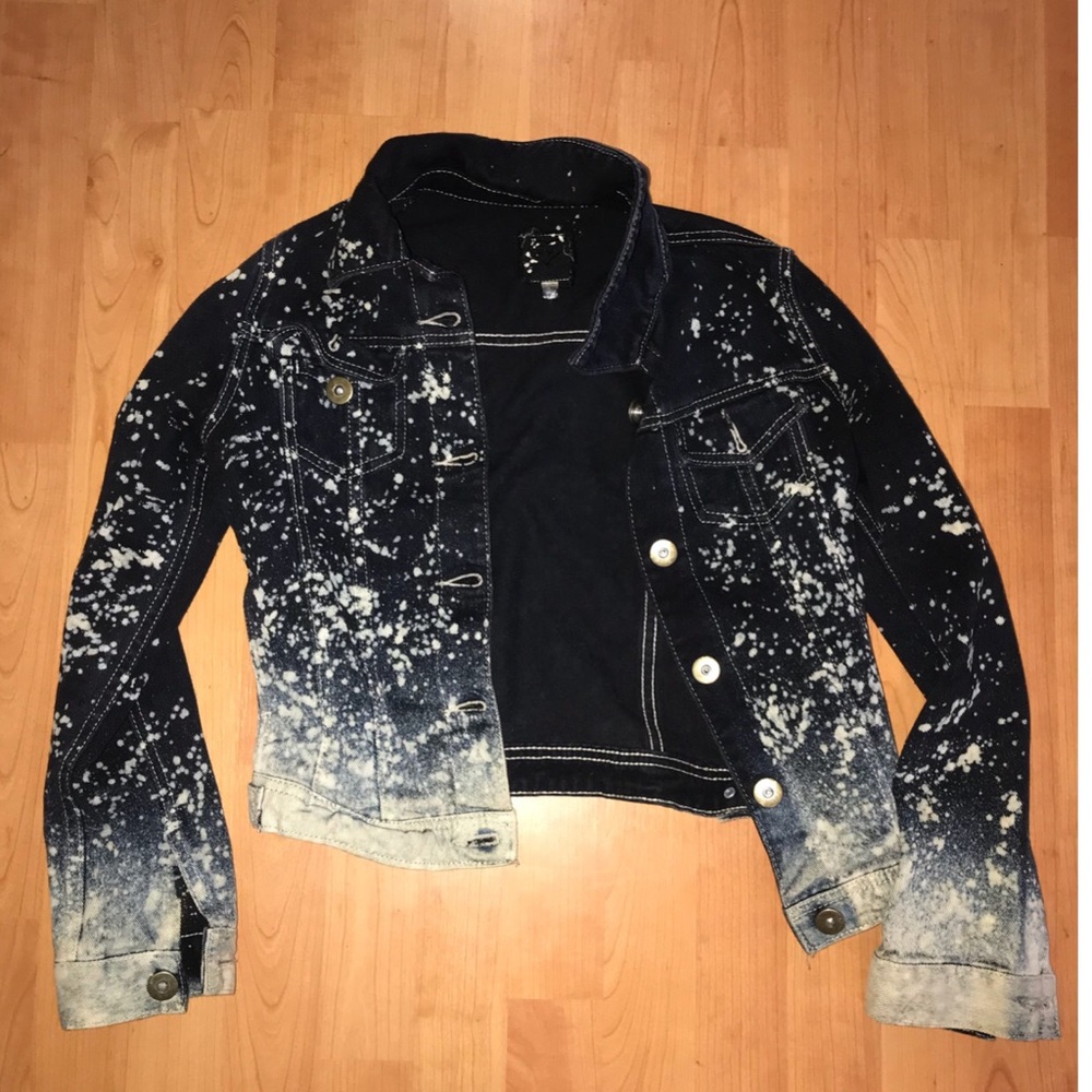 CARMEN bleach spot jean jacket